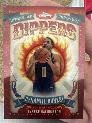 Topps Chrome - Tyrese Haliburton Dynamite Dunks-Dippers