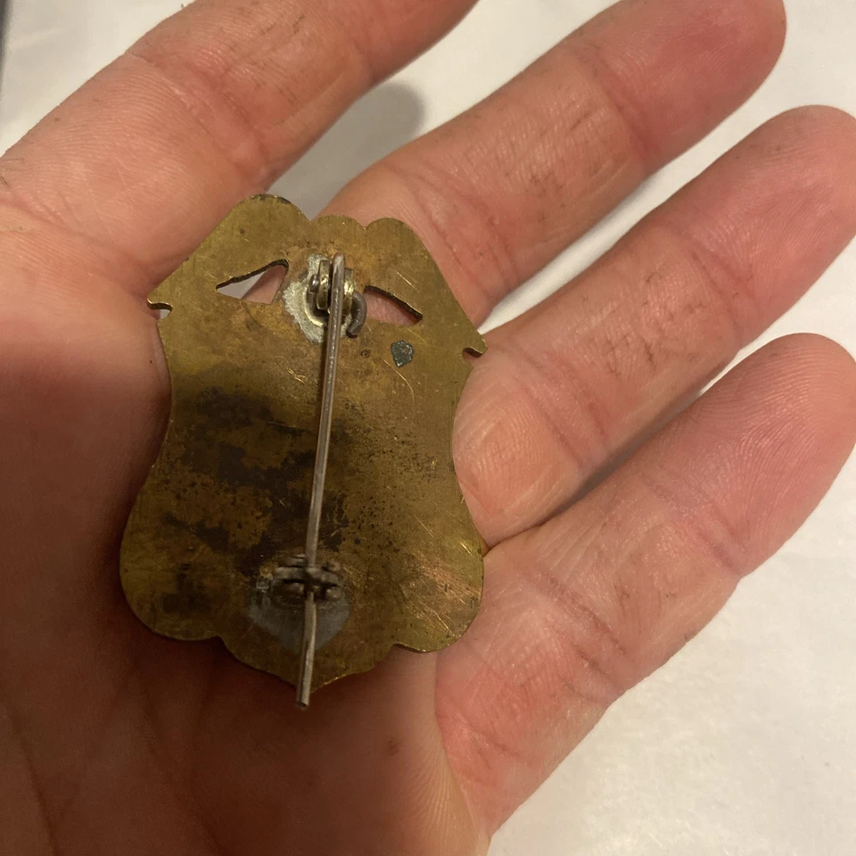 Insignia de policía militar del tercer ejército George Patton de la Segunda Guerra Mundial. MUY RARO Foto 4 de 4