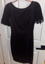 White House Black Market  Cocktail Dress Size 2  Little Black Dress Short Sleeve