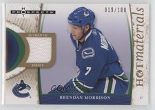 2007-08 Fleer Hot Prospects Materials Red /100 Brendan Morrison #HM-BM 0l2q