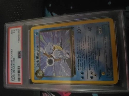 Dark Blastoise 20/82 Team Rocket Regular PSA 5