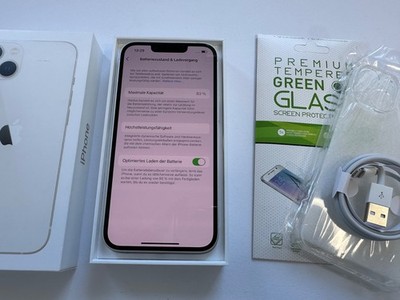 Apple iPhone 13 Weiß 128GB - Smartphone - Sehr Guter Zustand - Gewährleistung