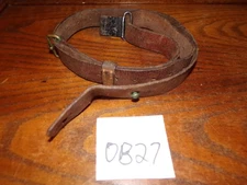 Swedish brown leather mauser M96 rifle sling used