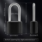 Zinc Alloy Large Padlock Combination Lock With Hidden Password for Shed FaJWS