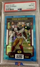2023 SCORE FRED WARNER #174 NM-MT # 8 - 117938619