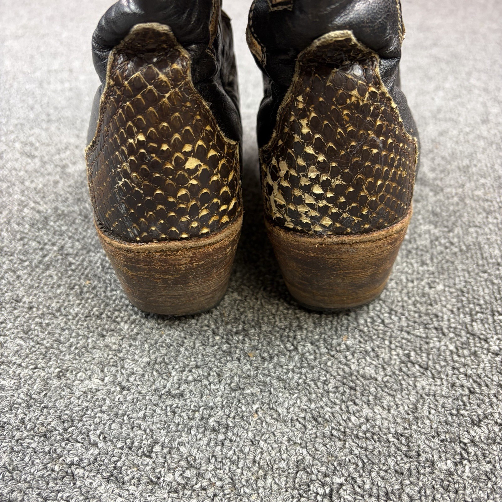 Ferrini Genuine Python Western Exotic Cowboy Boot… - image 9