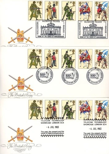 1983 The British Army x 22 H/S including Scarcer