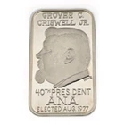 Grover C. Criswell Jr. 40th ANA President 1oz .999 Silver Bar Engelhard Reverse