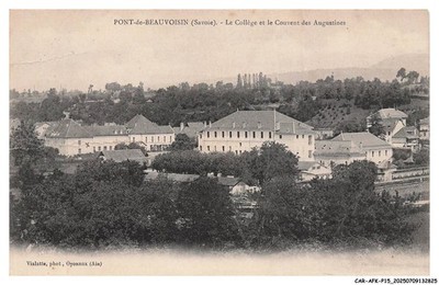 CAR-AFKP15-0757-73 - BRIDGE OF BEAUVOISIN - The college and convent of the Augusti