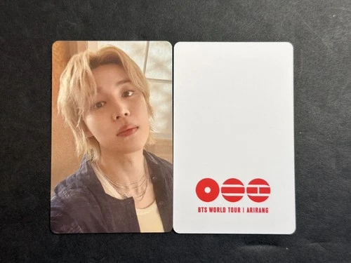 Park Jimin JM - Official BTS Arirang World Tour USA Album Lucky Draw photocard s sold listing
