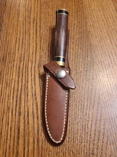 Enedino De Leon  Custom Knife 3.5" Blade Rosewood With Sheath.