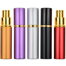1 pc 10ml Refillable Aluminum Perfume Atomizer Mini Travel Spray Bottle