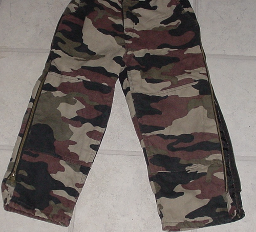 WALLS Blizzard Pruf Insulated BIB OVERALLS Camo Snow Pant Size Medium 8/10 Youth - Picture 4 of 11