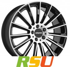 Carmani 17 Fritz black polish 8.5x20" ET23 LK5 112 ML 66.6 Alufelgen 20 Zoll