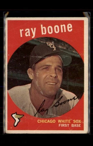 1959 Topps #252b Ray Boone - ( pk4 ) video thumbnail