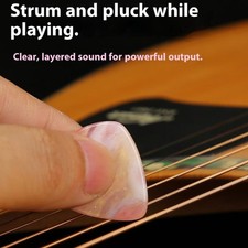 Plettri per chitarra professionali superfici testurizzate adatti per il controllo texture in resina