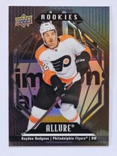 2022-23 Upper Deck Allure - Rookies Hayden Hodgson #149 Black Rainbow (RC)