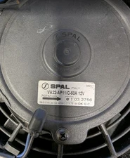 SPAL FAN 6.5" High Output Puller 12volt water/dust resistant Low Profile 325 CFM