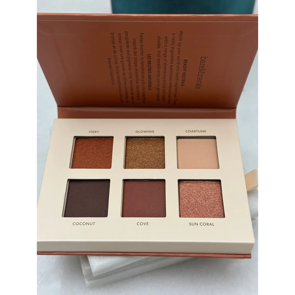 BareMinerals NIB Mineralist Eyeshadow Palette Warmth Vegan Natural Full Size - Image 3 of 4