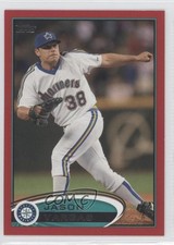 2012 Topps Target Red Border Jason Vargas #269 0a1