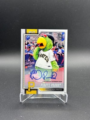 2026 Topps #M-17 Pirate Parrot Mascots Autographs #/99