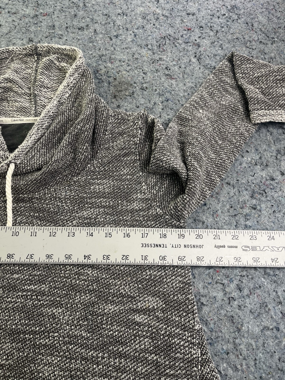 Calvin Klein Performance Gray Cowl Neck Long Sleeve Sweater Top Small thumbnail 7