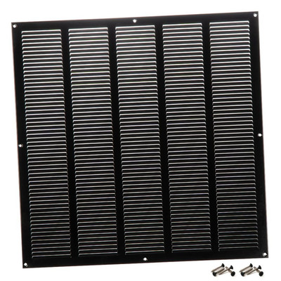 Steinberg14 Black Vent Cover 18X18 Duct Opening Mesh - Wall And Ceiling
