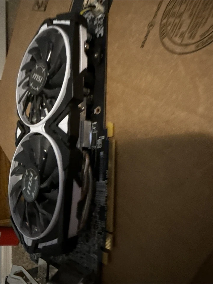 MSI AMD Radeon RX 480 ARMOR OC 4GB GDDR5 Graphics Card GPU - Image 2 of 4