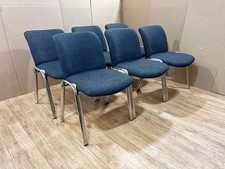 Padded - chrome frame Stackable Chairs /visitor Chairs /uk Delivery Available