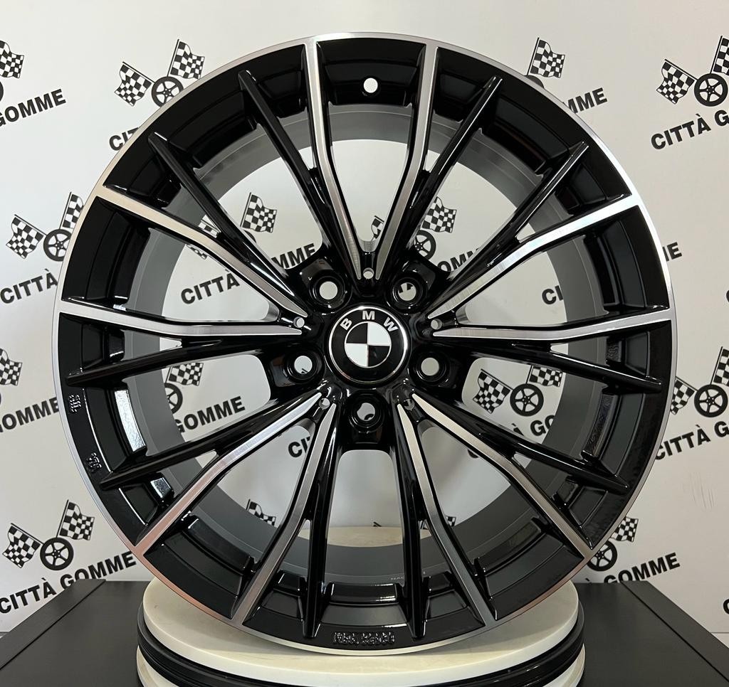 Kit 4 Cerchi in Lega Compatibili BMW Serie 1 3 da 18 + 4 Gomme 225/45R17 Inverna - Miniatura 5