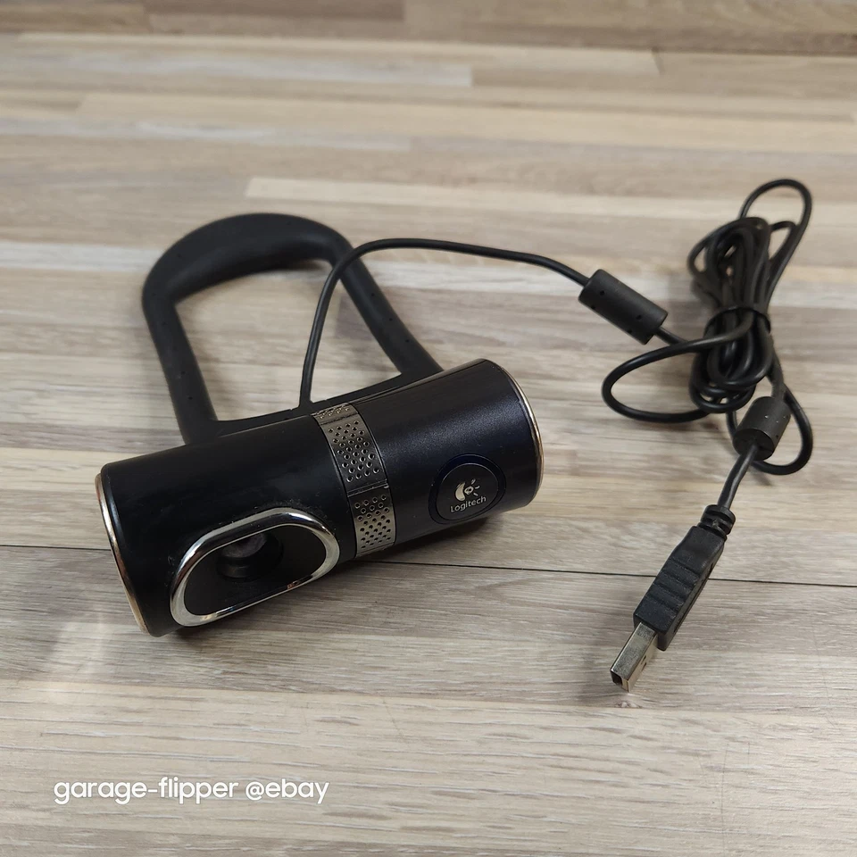 Logitech QuickCam Ultra Vision Webcam with Built-in Mic USB Flexible Mount - Image 2 of 4