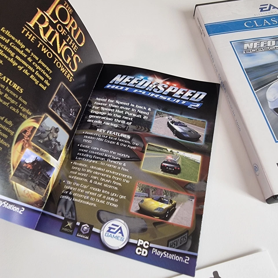 NEED FOR SPEED PORSCHE 2000 DE EA GAMES PC Complete 2 Dics Manual Adds - Image 3 of 4