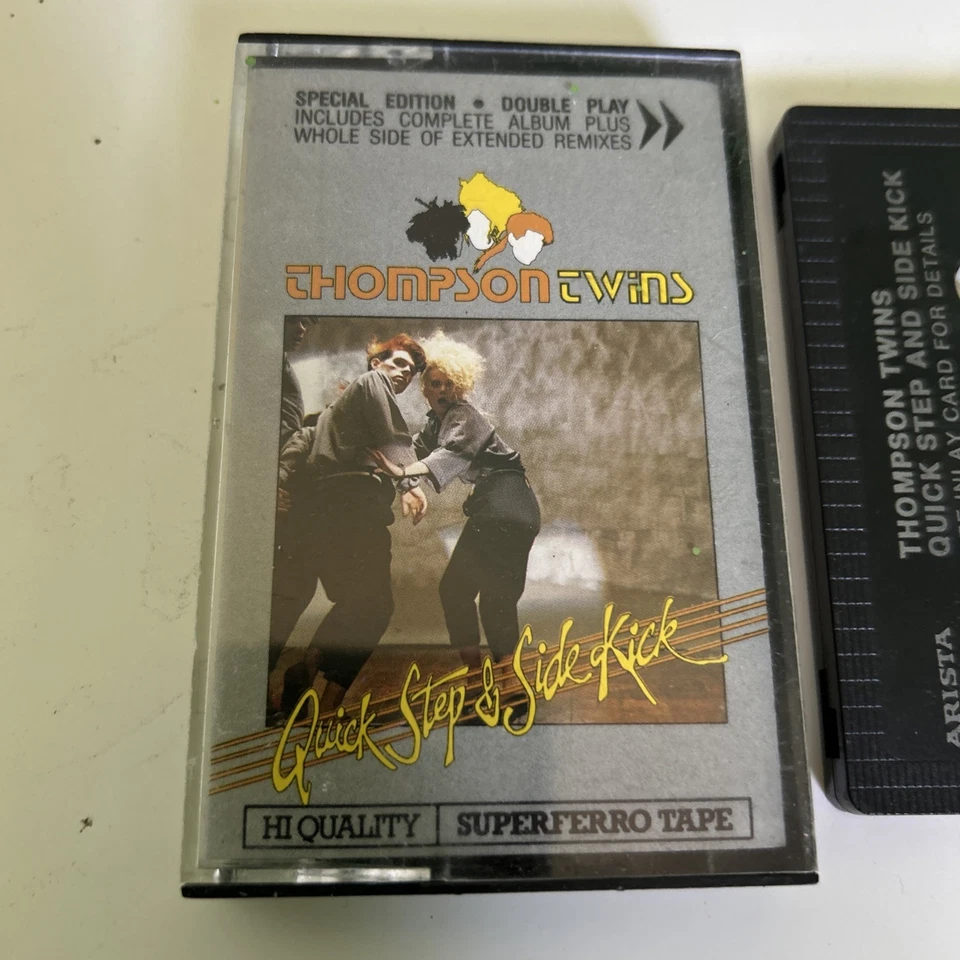 The Thompson Twins - Quick Step & Side Kick - Cassette Tape Album - 1983 Arista - Image 2 of 4