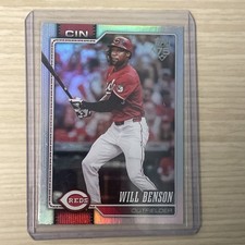 2026 Topps #171 Will Benson Rainbow Foil Cincinnati Reds