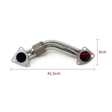 Exhaust Passenger Side Up-pipe For 2001-2016 Lb7 Lly Lbz Lmm Lml 6.6l Duramax