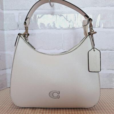 バッグ COACH Double Handle Bag White Bordeaux COACH Double Handle Bag White Bordeaux - メルカリ