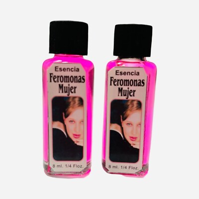 2PACK- Feromonas de Mujer Esencia Esoterica Atrayente de Amor Pasion Ven a Mi