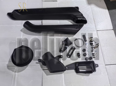 Matte black Offroad Cold Snorkel Kit Fits Land Cruiser LC76 LC78
