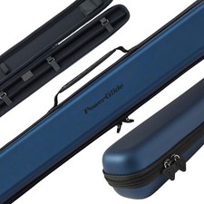 Powerglide Svartur  3/4 Snooker / Pool Cue Case Metallic Blue - Free P&P