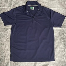 Ben Hogan Shirt Mens Medium Performance Short Sleeve Golf Blue