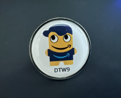 DTW9 Amazon Peccy Colorful Round Collectible Enamel Pin NEW