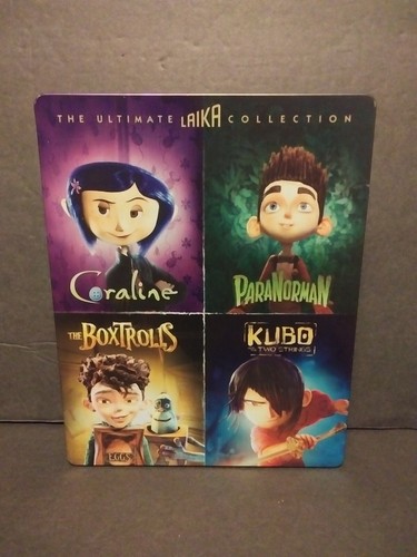 Ultimate Laika Collection Blu-ray Steelbook Coraline Kubo BoxTrolls ParaNorman