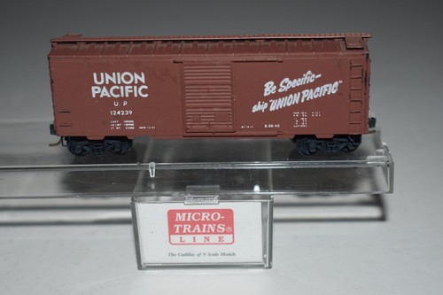 Coche de carga escala N MTL Union Pacific 40' puerta única 124239 C43779 | Zustand: Used