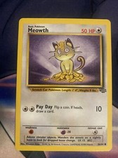 Pokemon TCG Jungle LP Meowth 56/64 on eBay