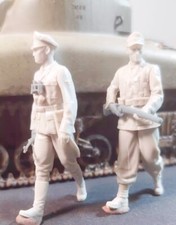 1/35 resin figures model Two German infantry soldiers in WW II unassembled