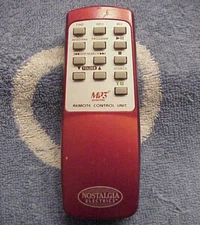 Genuine NOSTALGIA ELECTRICS AUDIO MP3 PLAYER Remote Control - Tested / WORKS