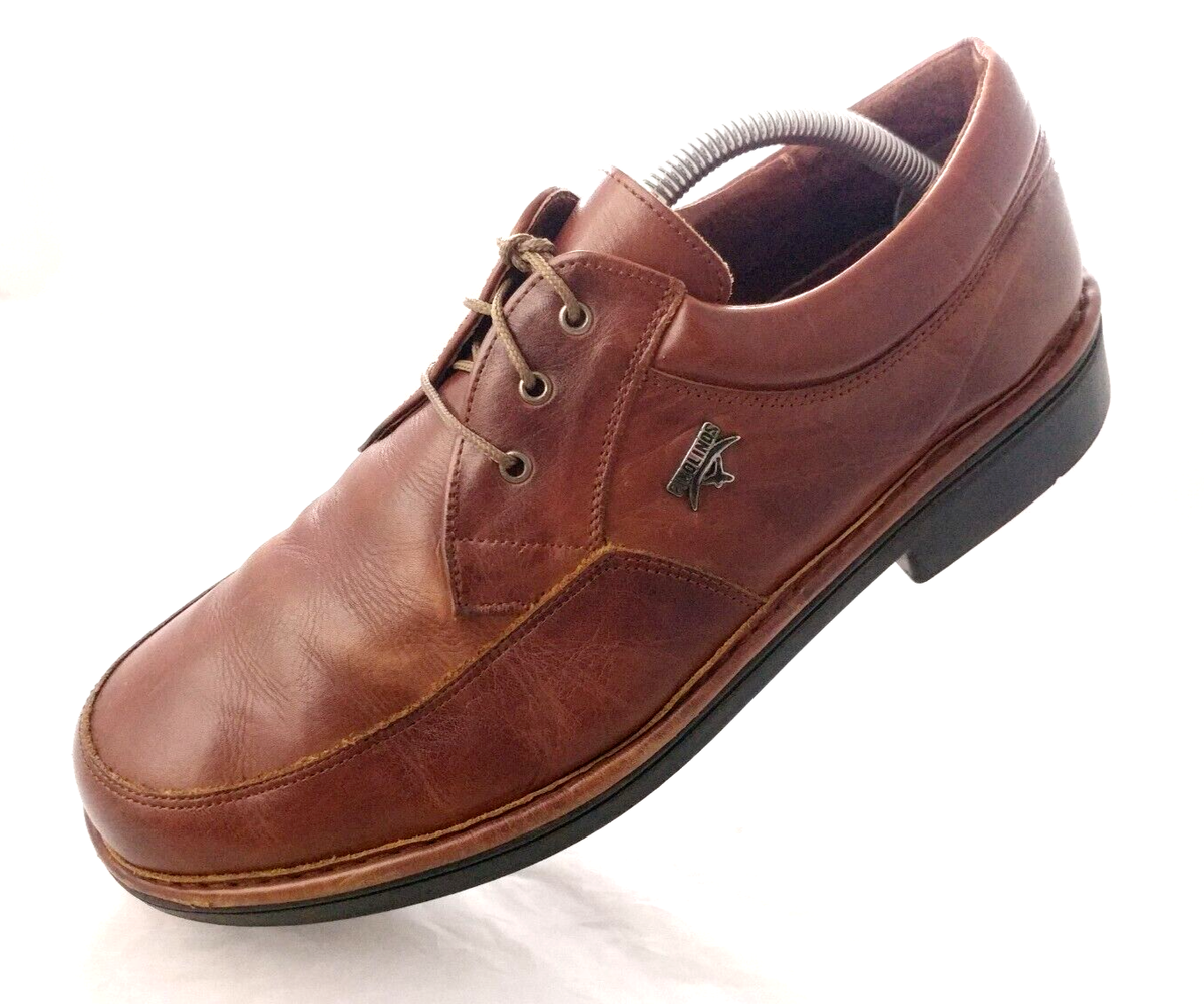Pikolinos Men Sz 43 US 9.5-10 Brown Leather Lace Up Low Top  display picture 3
