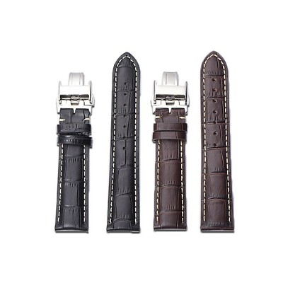 Dismay Uhrenarmband Echtes Leder Longines Krokoleder? Band 18mm 20mm