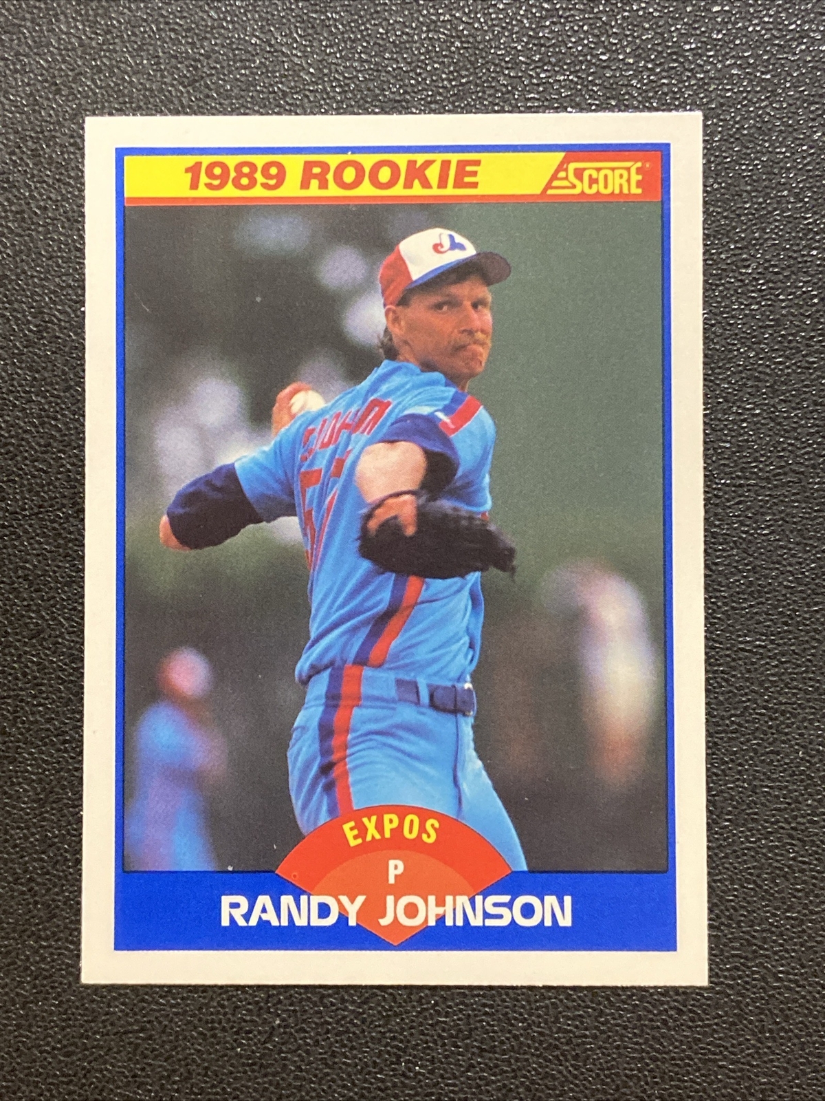1989 Score Rookie Randy Johnson #645 Montreal Expos HOF