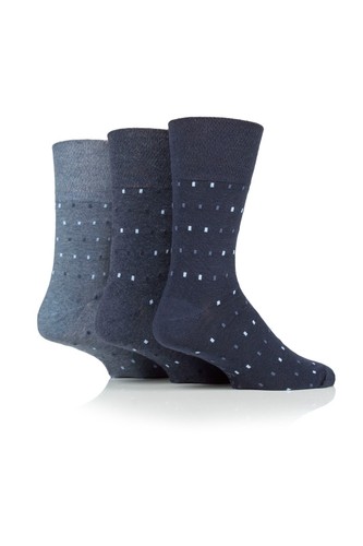 SockShop Gentle Grip Mens 6 Pairs Cotton Non Elastic Top Diabetic Socks UK 6-11 - Picture 46 of 57